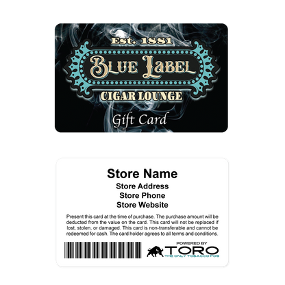 Blue Label Cigar Lounge Gift Cards