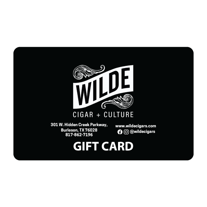 Wilde Cigar + Culture Gift Cards