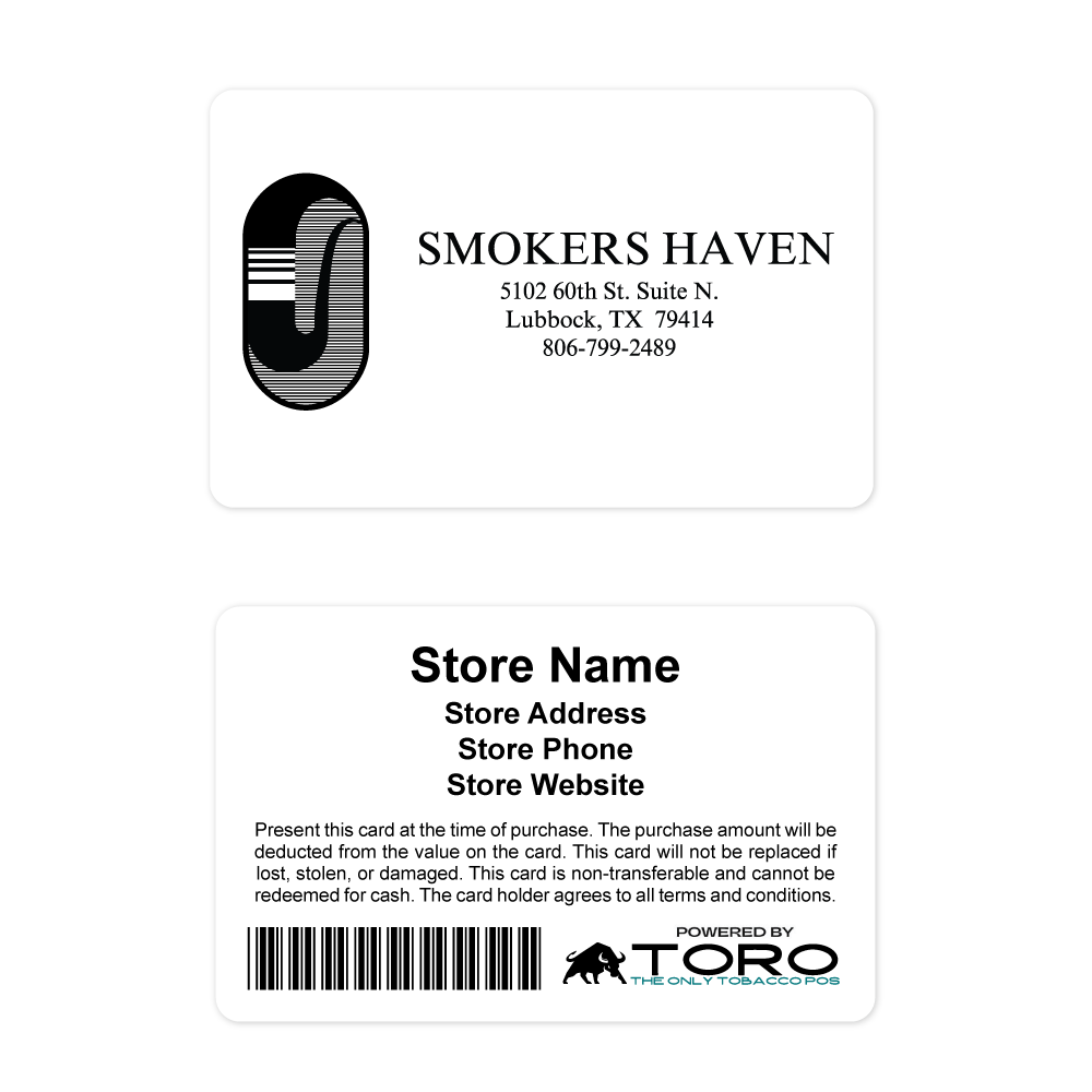 Smokers Haven Gift Cards