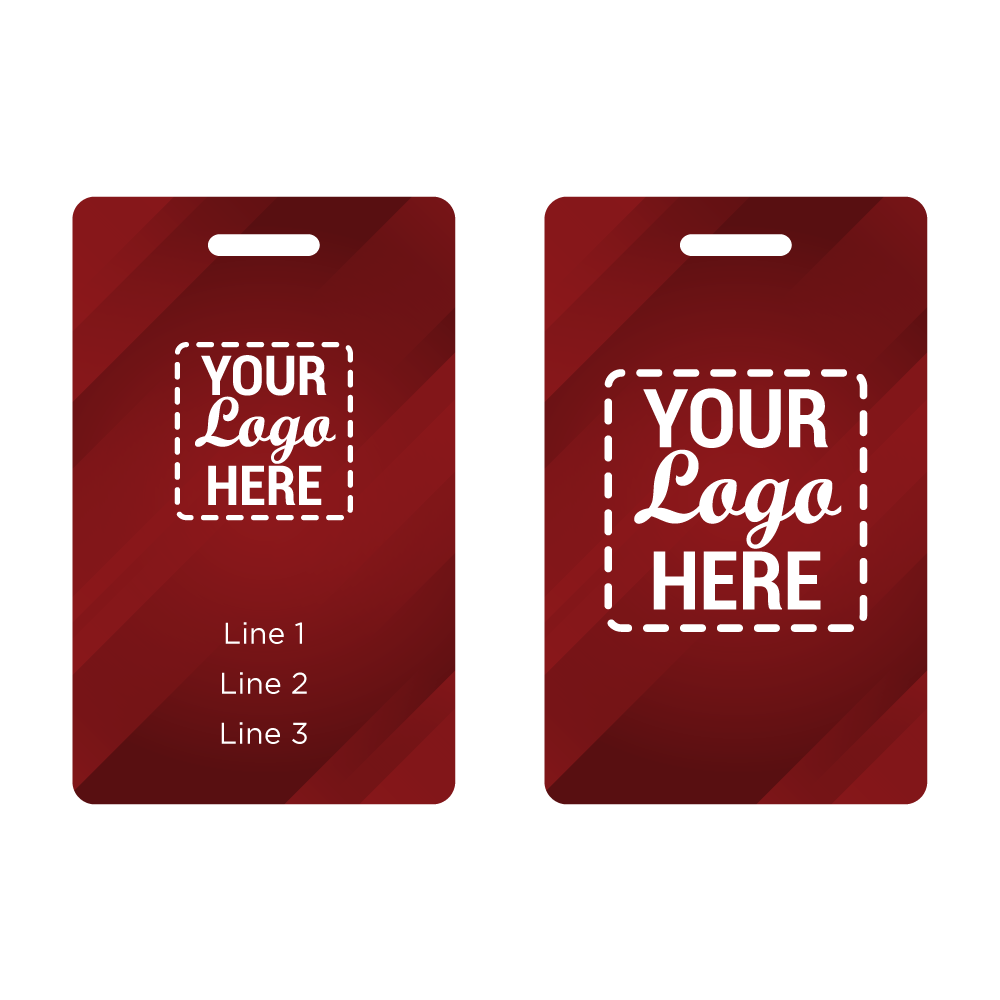 Red Student ID Badges