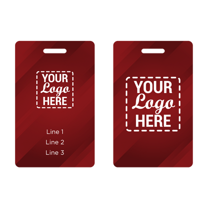Red Student ID Badges