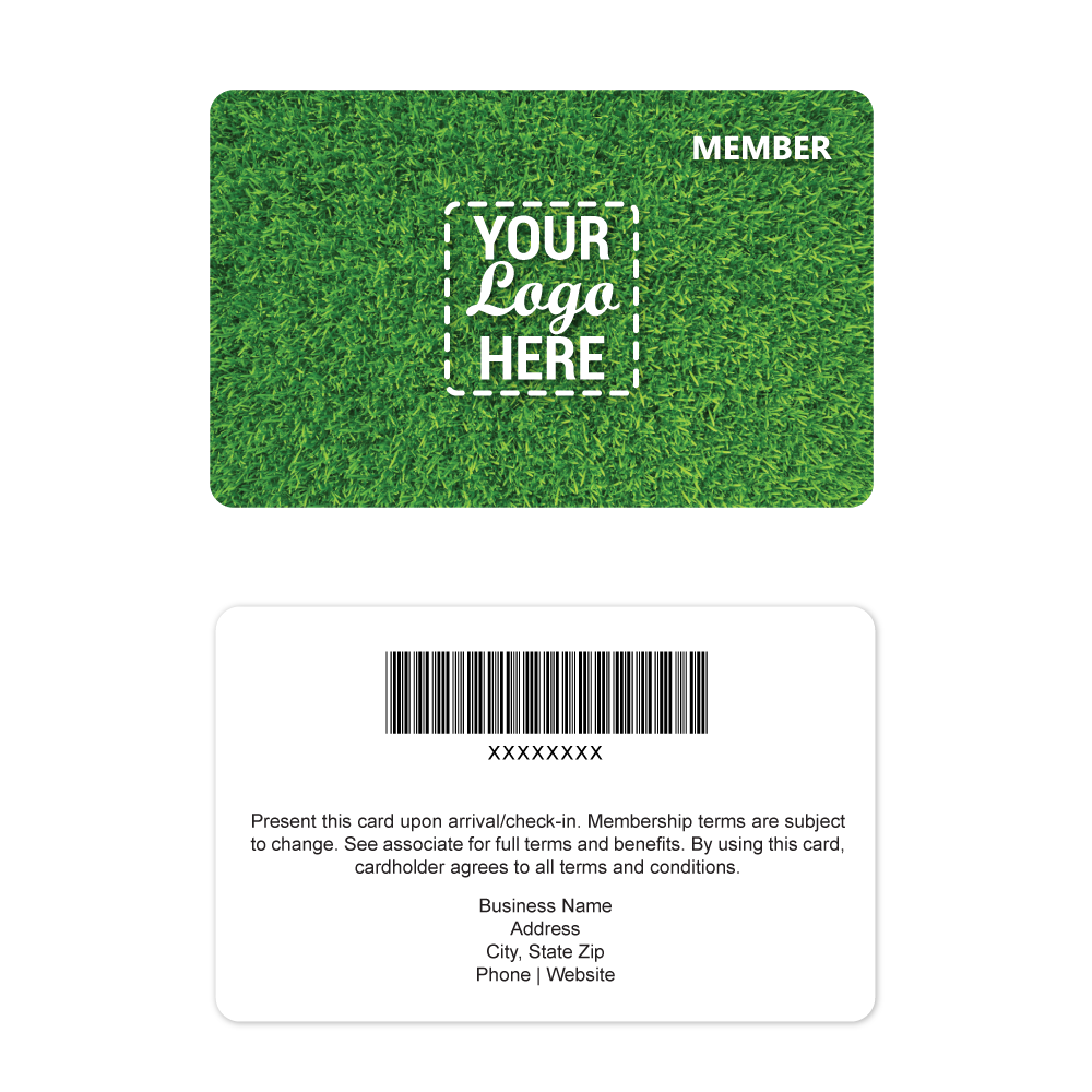 Bond Sports Grass Membership Cards