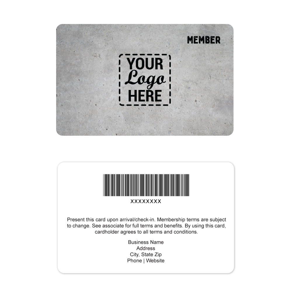 Bond Sports Concrete Membership Cards