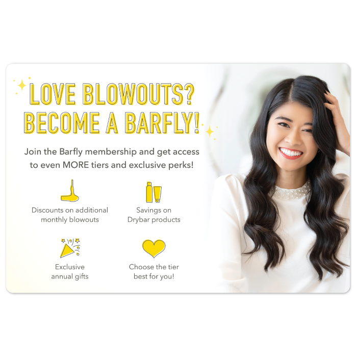 Drybar Membership Signage