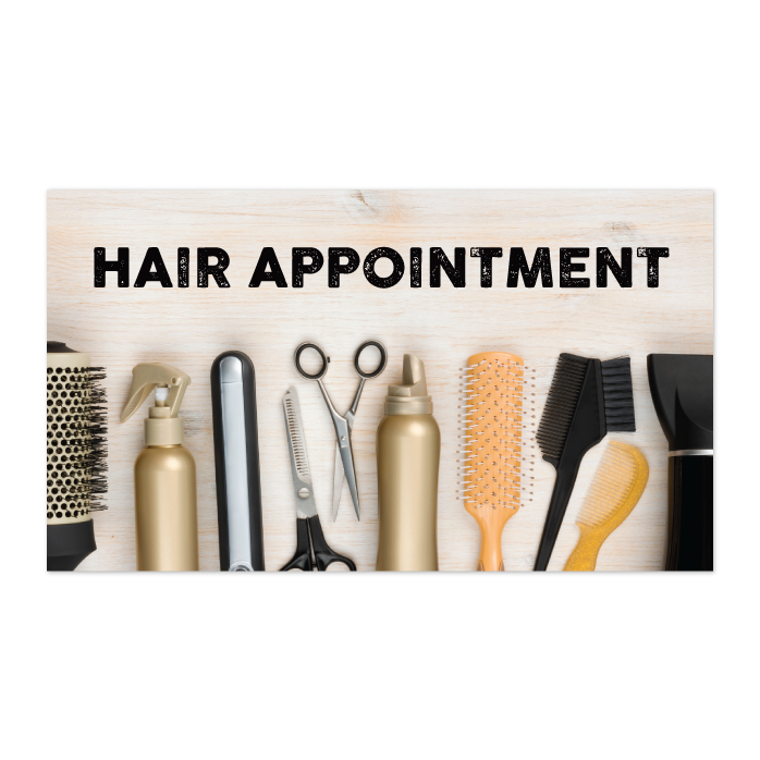 Shortcuts Hair Appointment Card