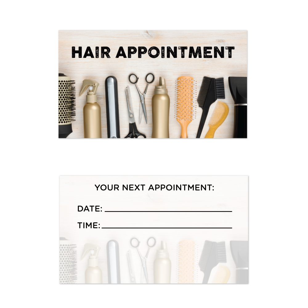 Shortcuts Hair Appointment Card