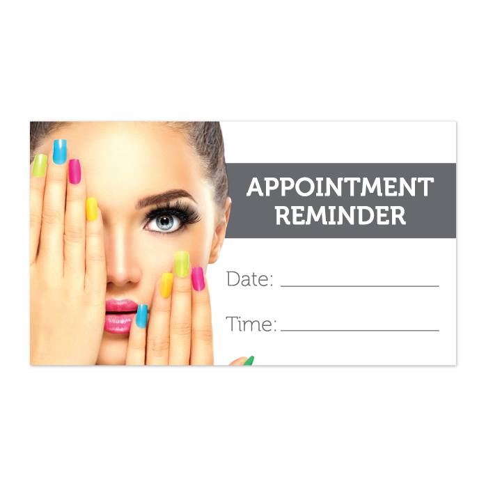 Shortcuts Nails Appointment Card