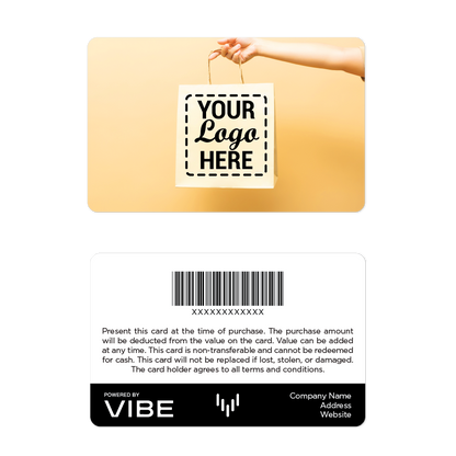 Vibe Yellow Shopping Gift Cards