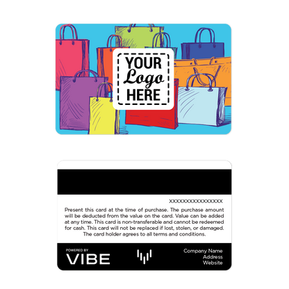 Vibe Rainbow Shopping Bags Gift Cards