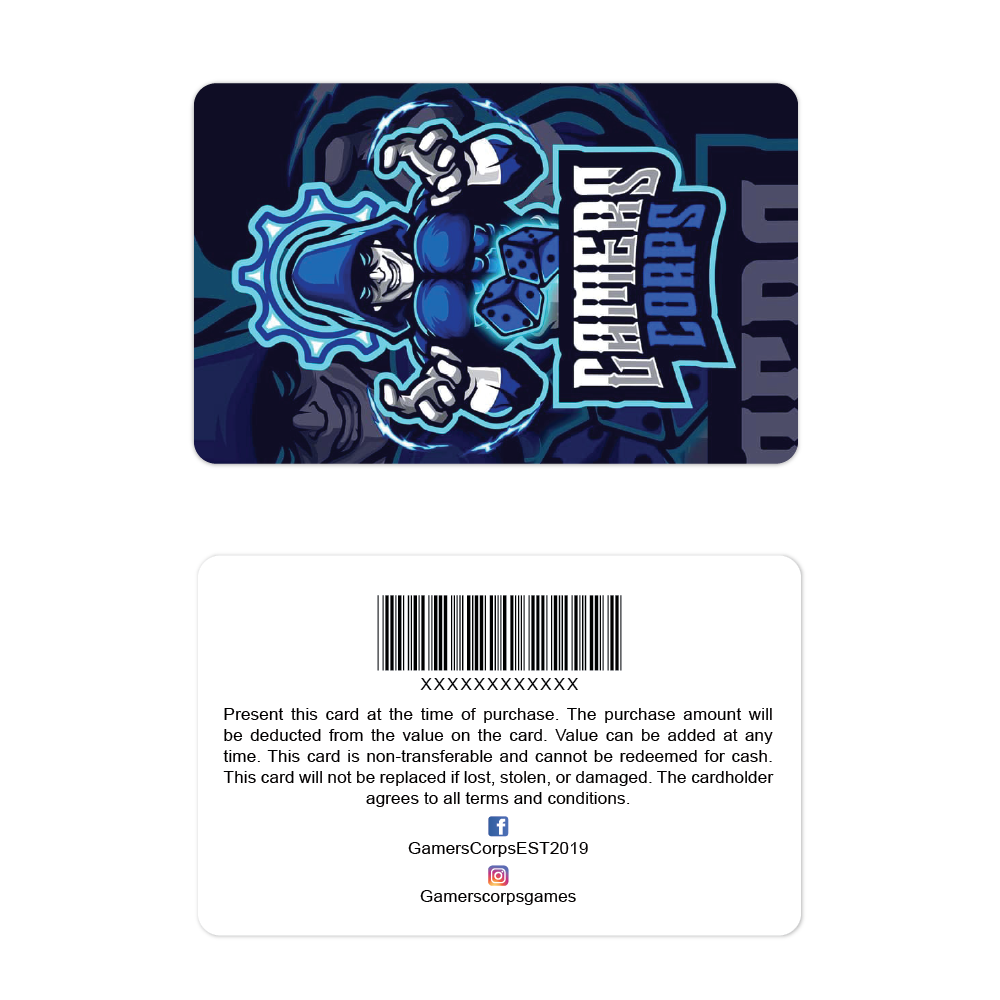 Gamers Corps - Gift Card