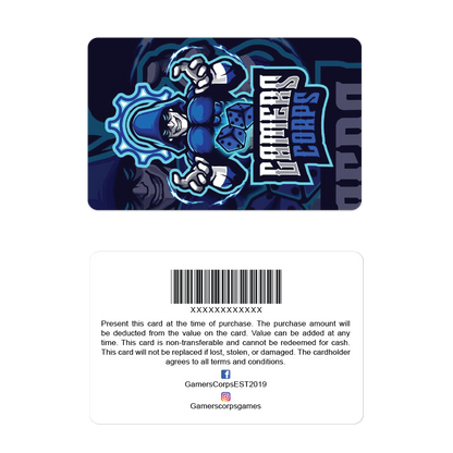 Gamers Corps - Gift Card