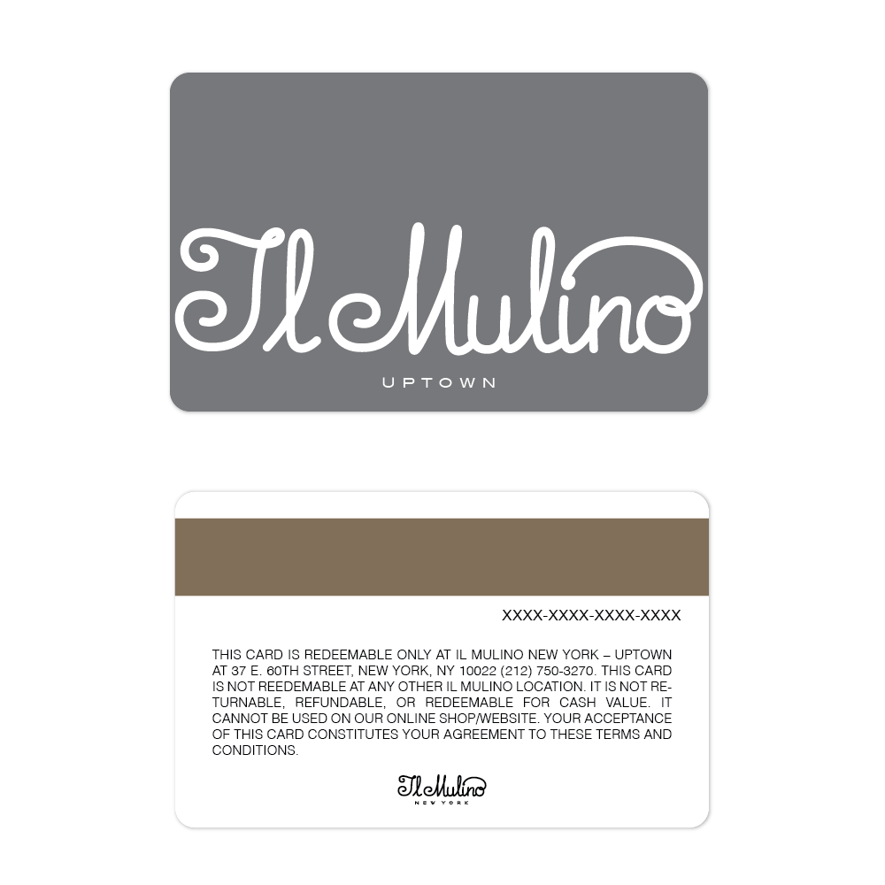 Il Mulino Gift Card (NY Uptown)