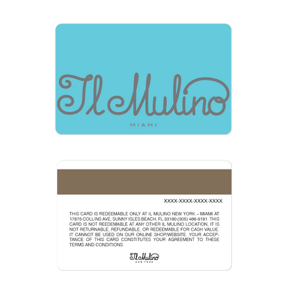 Il Mulino Gift Card (NY Miami)