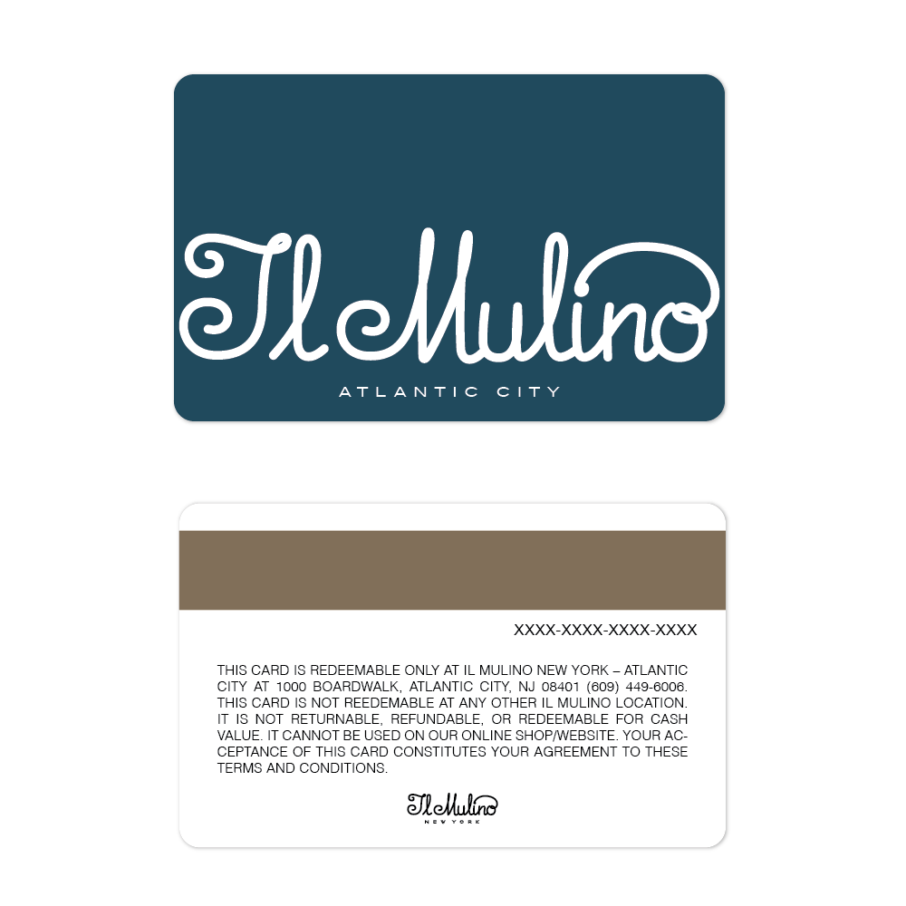 Il Mulino Gift Card (NY Atlantic City)