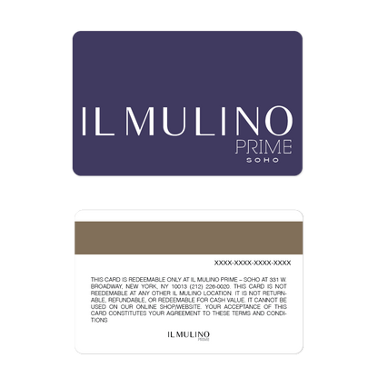 Il Mulino Gift Card (Prime Soho)