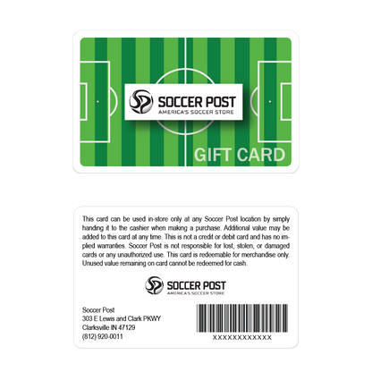 Soccer Post Gift Card Rochester