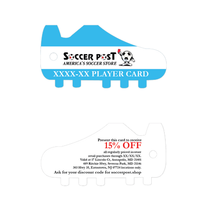 Soccer Post Player Card