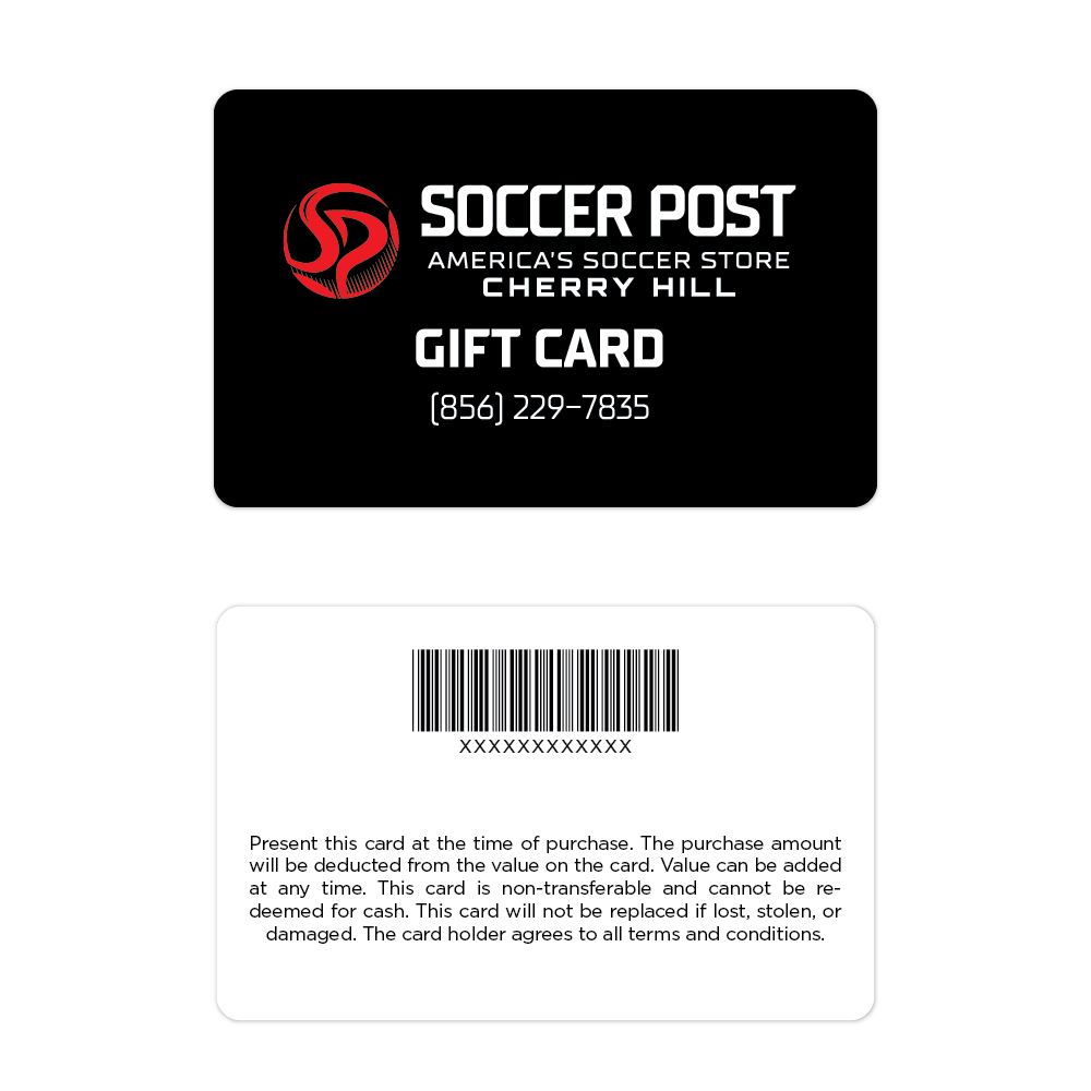 Soccer Post Gift Card Cherry Hill