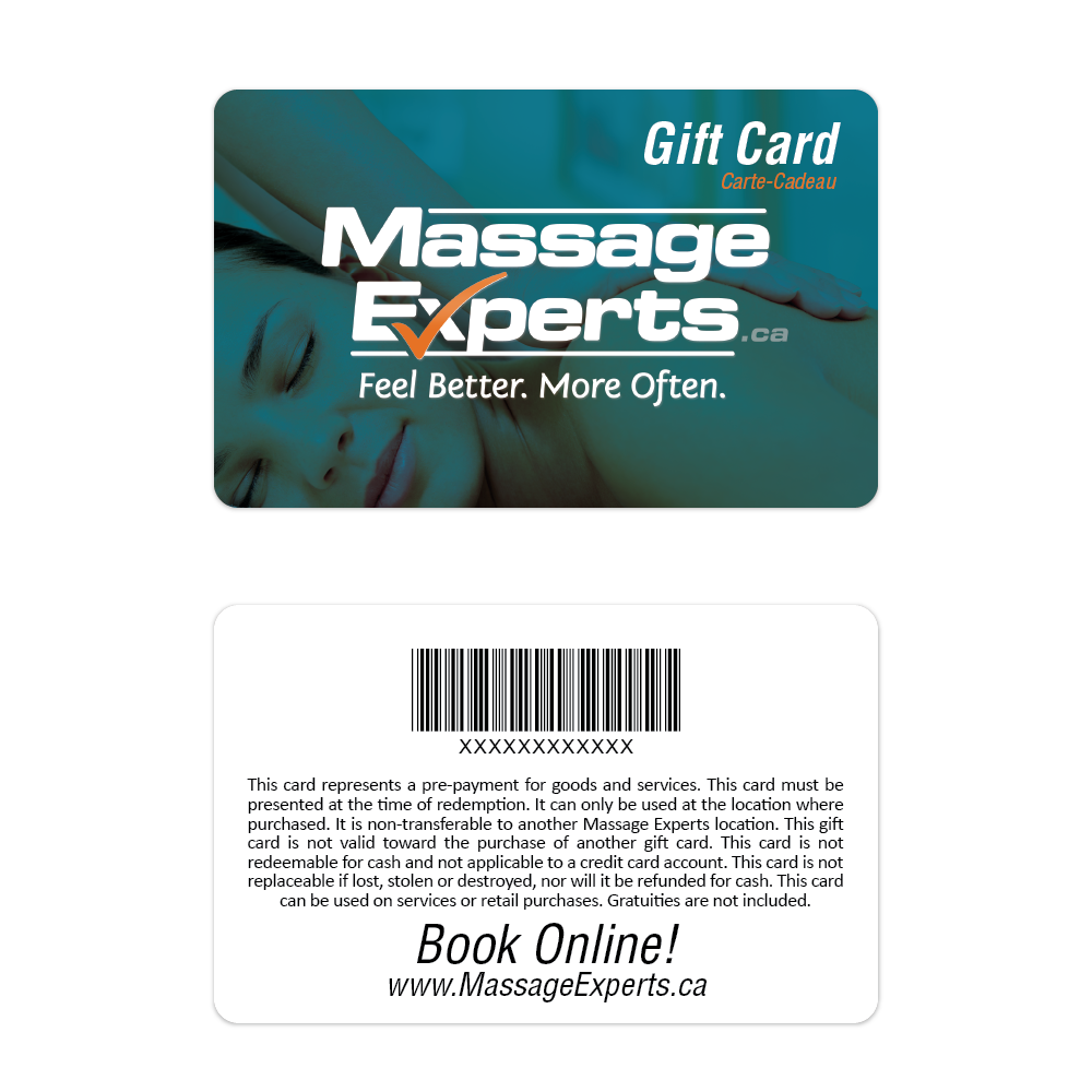 Massage Experts English Gift Card