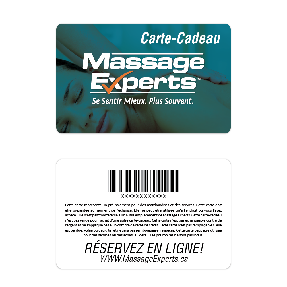 Massage Experts French Gift Card