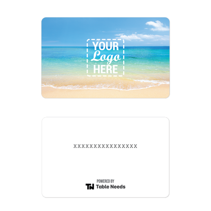 TableNeeds Gift Cards Your Logo Here Beach