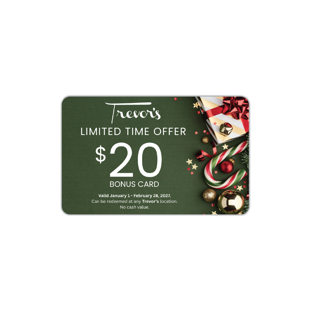 Trevor’s Liquor 20 Bonus - Green Gift Card