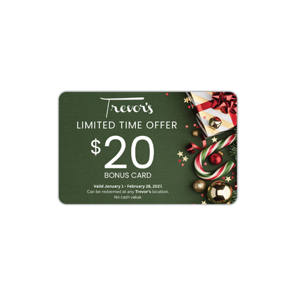 Trevor’s Liquor 20 Bonus - Green Gift Card