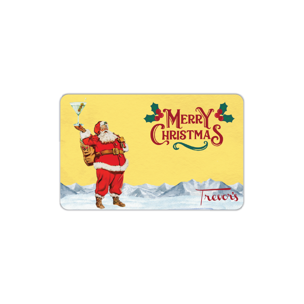 Trevor’s Liquor Merry Christmas Gift Card