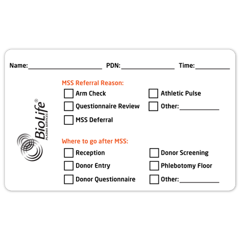 Horizontal Referral Cards - 25 Pack (2023)