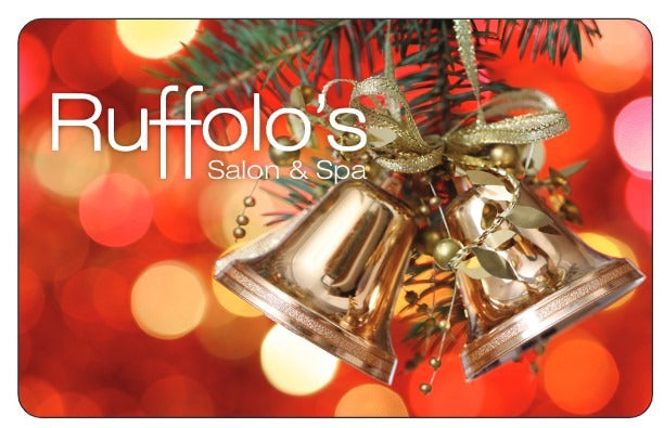 Red with Gold Bells Christmas - Gift Cards (WO101163)