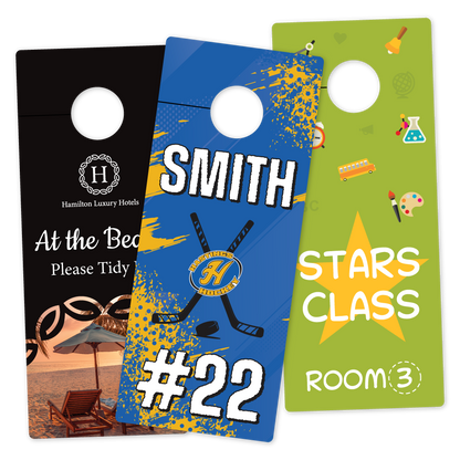 Custom Plastic Hangers - 4.5" x 11"