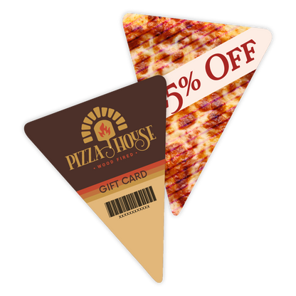 Pizza Shape - Custom Selflane Gift Cards