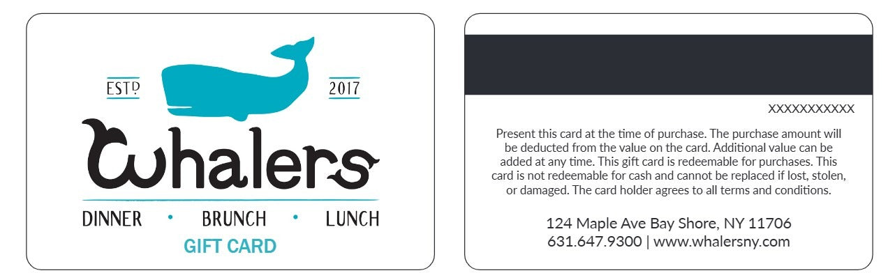 Whalers White Gift Cards (PS108032)