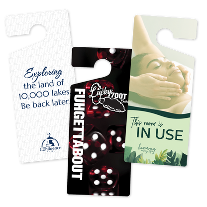 Custom Plastic Hangers - 3" x 7"