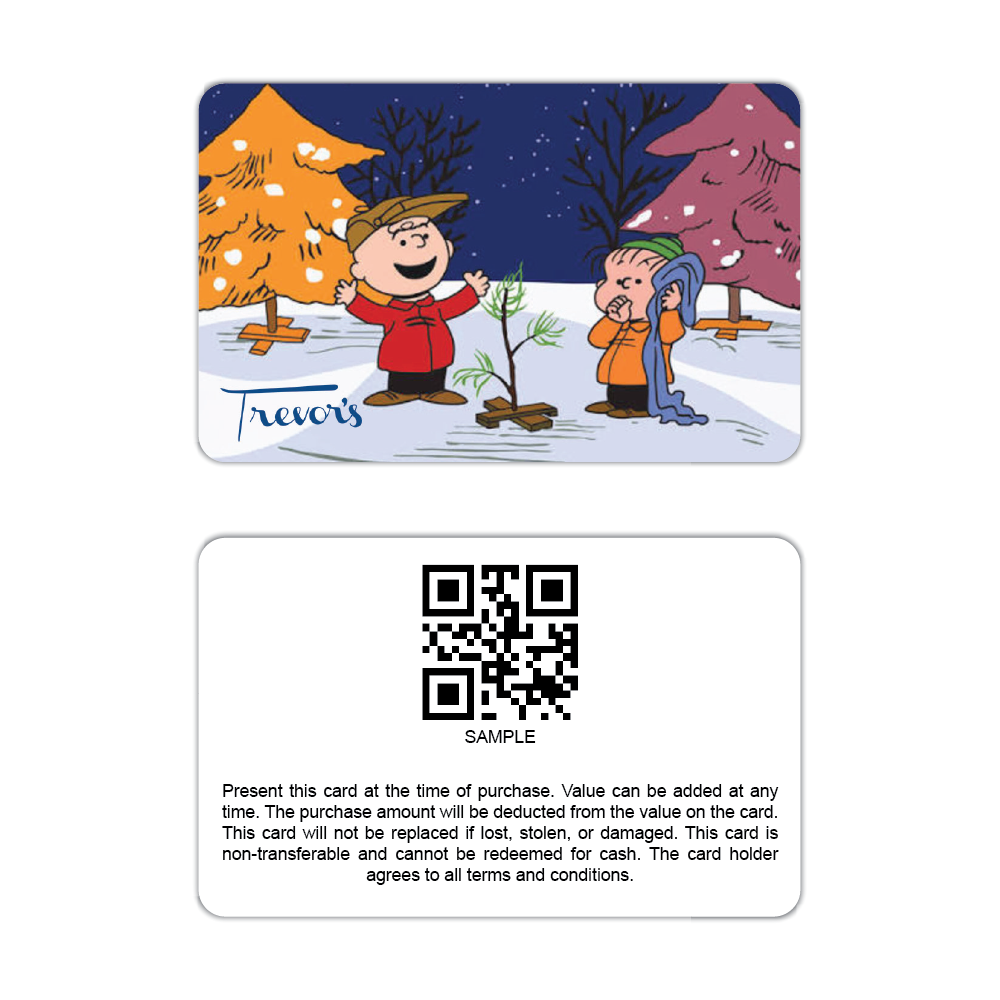 Trevor’s Liquor Charlie Brown & Linus Gift Card