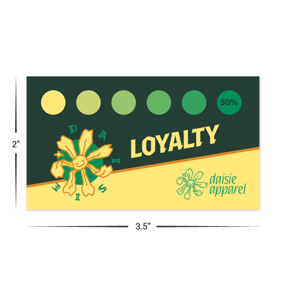 United Payment Corp Paper Loyalty Card