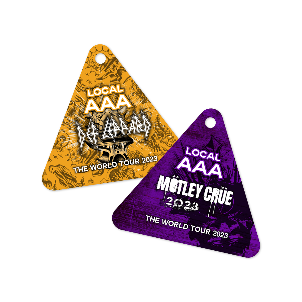 Hellcat Custom Designed Triangle Event Badges