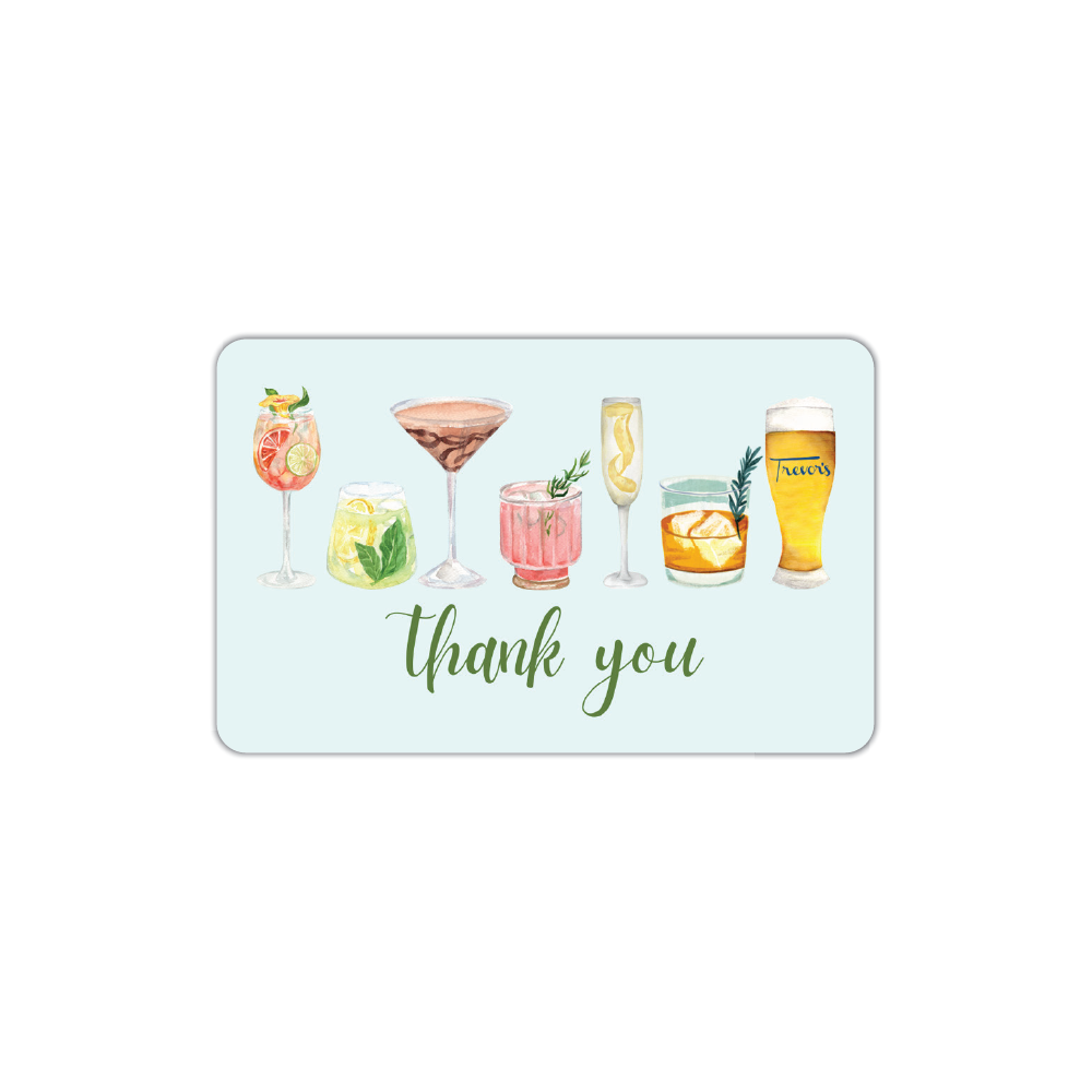 Trevor's Liquor Thank You Cocktails Gift Card