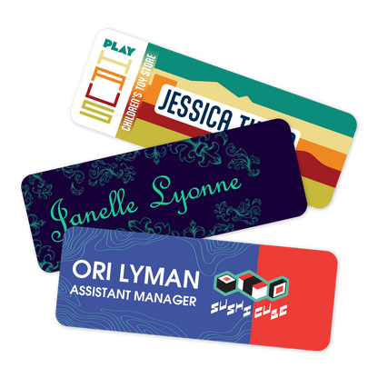 Custom Name Tags - 2.75" x 1"