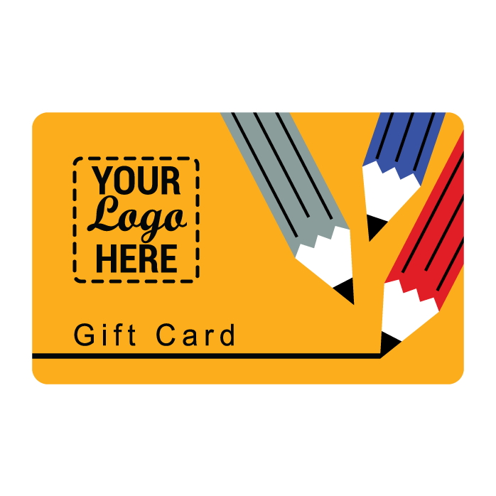 Pencil Design Gift Cards