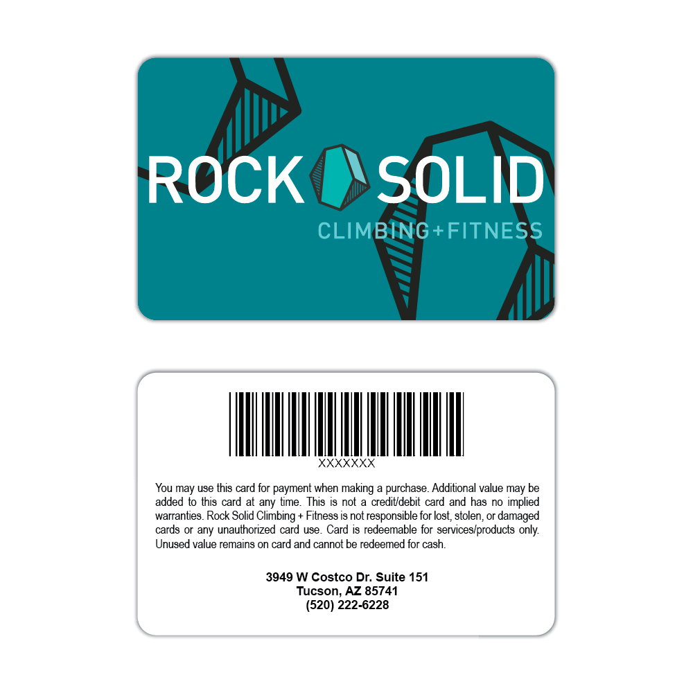 Rock Solid Climbing Rock Solid Blue Gift Cards
