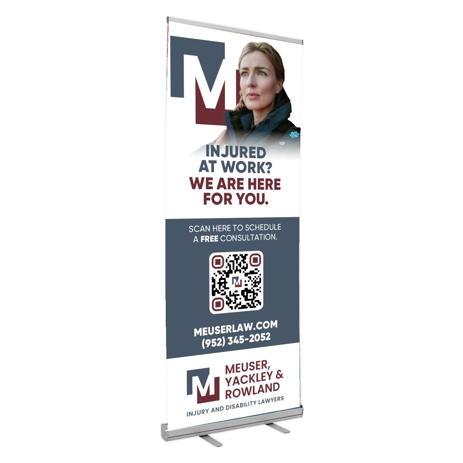 Meuser Law Fully Custom Banners