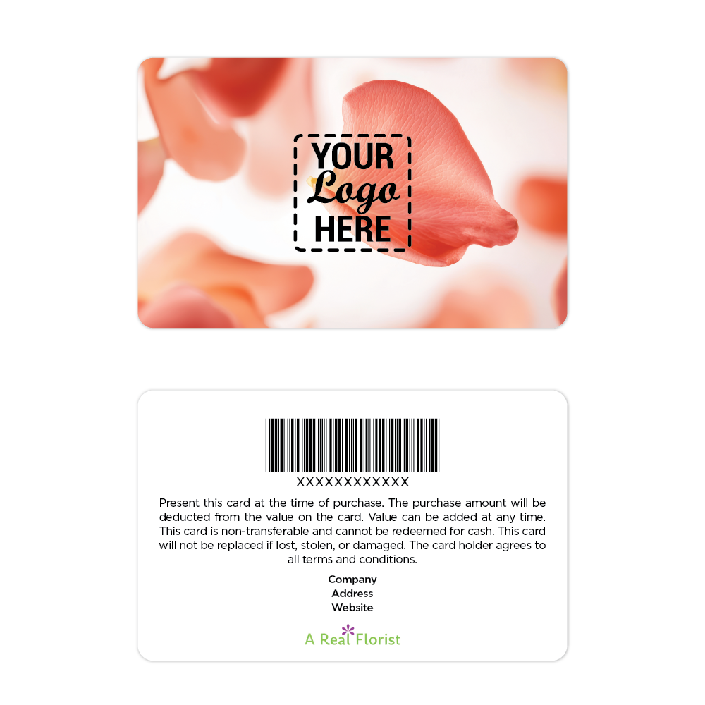 gotFlowers Your Logo Here Gift Cards - Petals