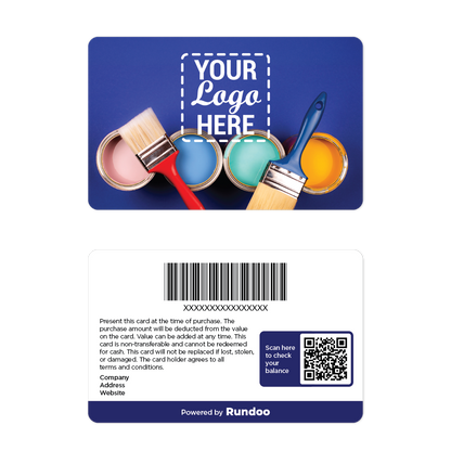 Rundoo Your Logo Paint Cans Gift Cards
