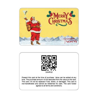 Trevor’s Liquor Merry Christmas Gift Card