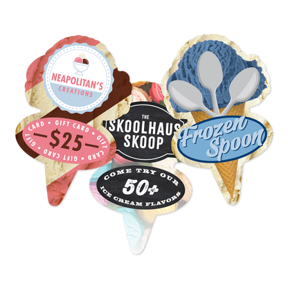 TableNeeds Fully Custom Shape Ice Cream