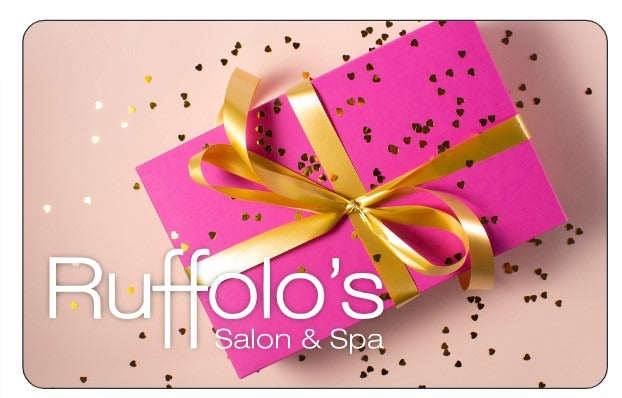 Pink Gift Box With Gold Confetti (WO101163)