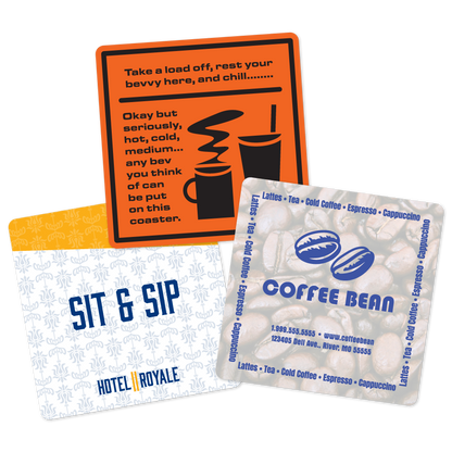 Custom Square Coasters - 3" x 3"