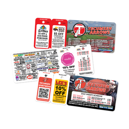 EMI Fundraising Combo Card with Two Key Tags