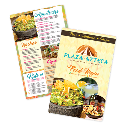 Custom Menu/Signage - 5.5" x 3.5"